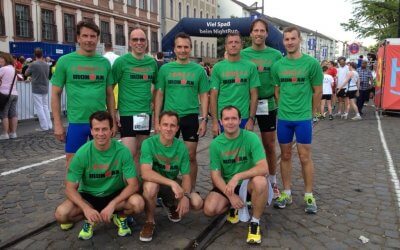 Traisathleten im Vorfeld des Ironman beim Ironrun gestartet